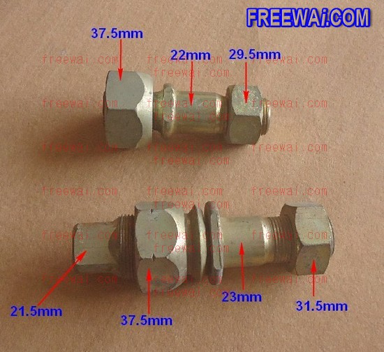 wheel bolts with nuts for Isuzu NPR truck / JAC truck [Isuzu NPR truck